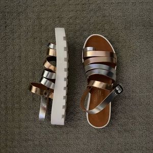 Sandals. Lightly worn. Sold as is